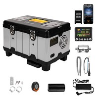 Calentador de Aire Diésel para Estacionamiento XMZ-TB10, 12V 24V 5-8KW, con Pantalla LCD y Control Remoto, para Camiones, Camionetas, Autocaravanas y Caravanas