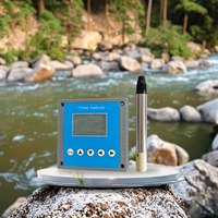 Testeur de qualité de l'eau en ligne du fabricant avec capteur TDS à quatre électrodes et analyseur EC pour un test complet de l'eau
