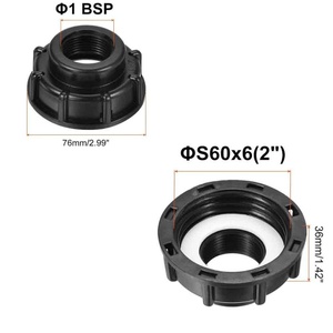 Connecteur de valve pour réservoir d'eau IBC, raccord de vidange pour bidon, adaptateur de vidange d'eau IBC à filetage femelle - Product Image 3