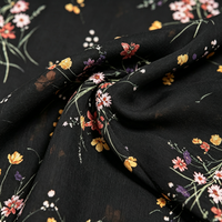 Robe Courte Décontractée et Élégante pour Femme, Personnalisable, Col en V, Manches Longues Bouffantes, Taille Élastique, en Mousseline Imprimée, Idéale pour les Fêtes