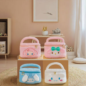 Grande capacité, sac de maquillage mignon Catone Sanrioed, boîte de rangement, sac en peluche portable Kuromis, jouet classique Melody, 5 à 7 ans - Product Image 2