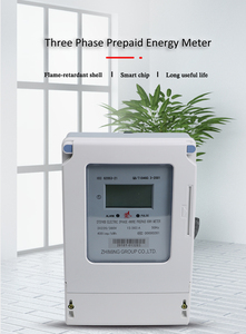 เครื่องวัดพลังงานกิโลวัตต์ชั่วโมงอิเล็กทรอนิกส์ระบบดิจิทัล AC แบบเติมเงิน DTSY450โรงงาน Zhiming - Product Image 2