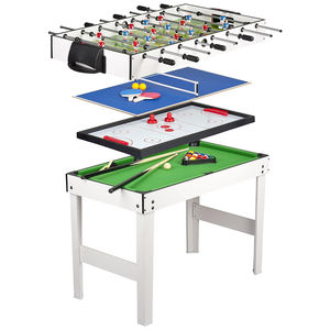 Mesa Multifuncional de MDF 4 en 1 para Niños y Familia - Futbolín, <span class=keywords><strong>Billar</strong></span>, Tenis de Mesa, <span class=keywords><strong>Plegable</strong></span> Clásica con Accesorios - Product Image 6