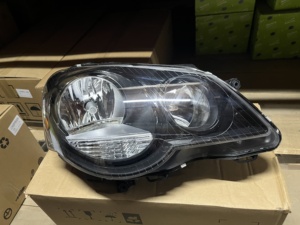 Alloggiamento Faro Anteriore LED di Alta Qualità 6QD941008A 6QD941007A per <span class=keywords><strong>POLO</strong></span> <span class=keywords><strong>2006</strong></span>, Nuovo, 12V, NERO - Product Image 4