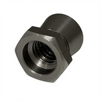 Écrou hexagonal de sécurité antivol sur mesure, haute résistance, entièrement fileté, nickelé, galvanisé, poli, en acier inoxydable