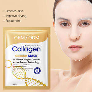 Mascarilla facial para el cuidado de la piel, mascarilla facial reparadora de colágeno tipo humanizado, reafirmante y Reafirmante - Product Image 5