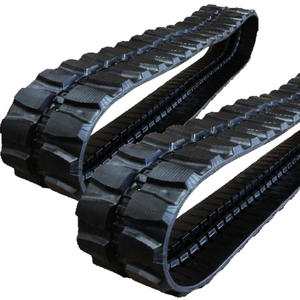 Высококачественные детали для экскаватора MITNIK, резиновые детали для ходовой части, черная резина + сталь, 300x52,5x74, 250x72x44, 230x48x68 - Product Image 6