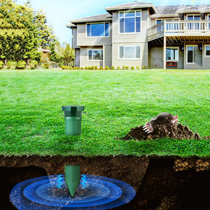 Vườn điện tử pin Powered <span class=keywords><strong>Sonic</strong></span> kiểm soát dịch hại rat Repellent rung mole răn đe gopher <span class=keywords><strong>Repeller</strong></span> - Product Image 1