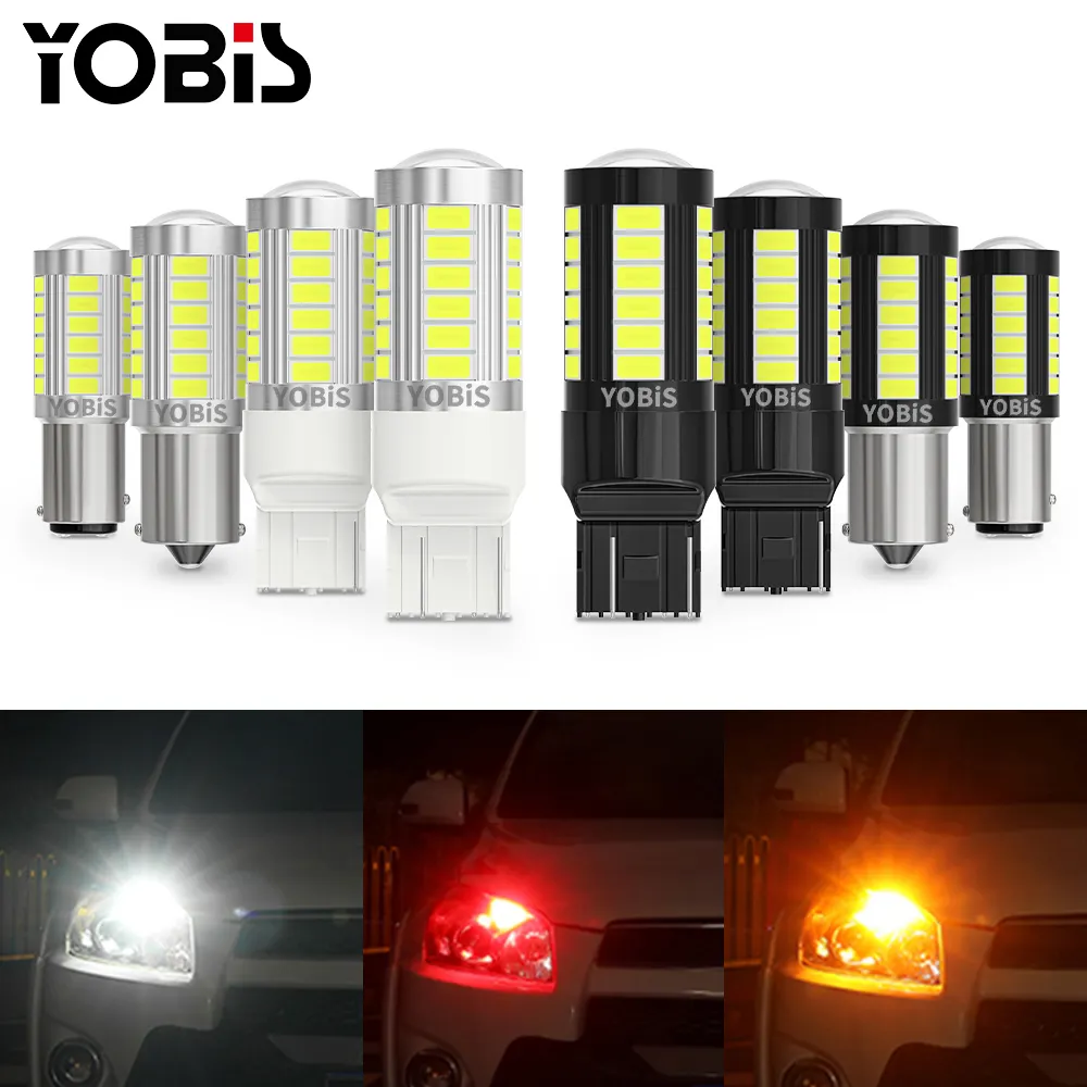 مصباح LED عالي الجودة بدوره 12 فولت للسيارة أدى ضوء وقوف السيارات العكسي لمبة
