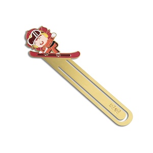 Wholesale Cute Cartoon Characters Rectangle Gold Debossed Metal <b>Bookmarks</b> - Product Image 2