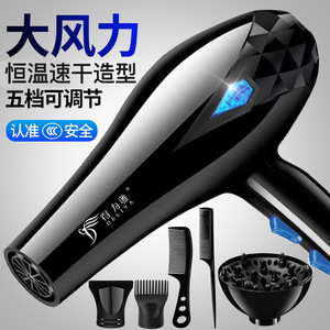 ไดร์เป่าผมไฟฟ้าสำหรับใช้ในครัวเรือน ขายส่งจากโรงงาน กำลังไฟสูง ปรับอุณหภูมิได้ รักษาอุณหภูมิคงที่ - Product Image 4