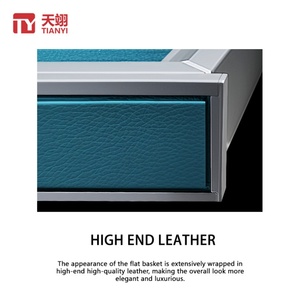 Modern Aluminium Alloy Wall Mount Detachable Wardrobe Hardware Pull-Out Leather <b>Storage</b> <b>Box</b> Accessory Home Furniture Bedroom - Product Image 3