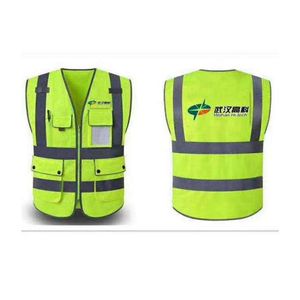 Trả lời trong vòng 1 phút chất lượng tốt nhất giá thấp nhất tùy chỉnh nhà máy trực tiếp cung cấp miễn phí Logo in phản quang an toàn vest quần áo - Product Image 6