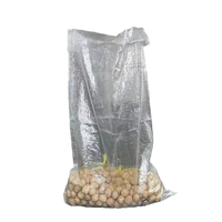 Sac tissé en polypropylène transparent en gros – Sac PP transparent pour l'emballage de céréales, riz, soja, pommes de terre, maïs, semences