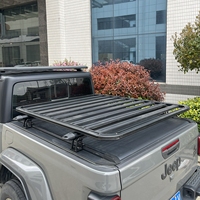 NUEVO Soporte Universal de Aluminio Fundido a Presión para Barra Transversal de Camioneta, Resistente, Multiajustable, Instalación sin Perforación JZ-G-038