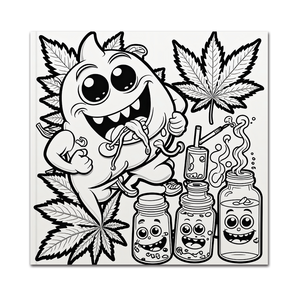 Livre de coloriage Clown Horror Trippy Stoner Art livre de coloriage livre de coloriage imaginatif pour les amateurs d'art - Product Image 5