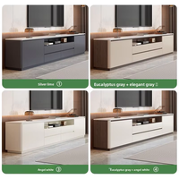 Meuble TV mobile en bois massif de style français pour salon, chambre, salle à manger, hôtel et appartement