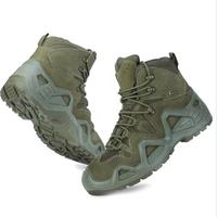 Sepatu bot keselamatan untuk pria, sepatu bot mendaki gurun, sepatu bot tahan air luar ruangan, sepatu bot keselamatan semata kaki tahan lama berkualitas tinggi antiselip