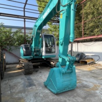 Excavadora Usada KOBELCO SK135, Excavadora Hidráulica de Orugas de 13.5 Toneladas, Maquinaria de Construcción