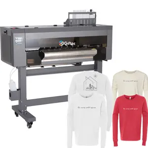 Solución integral profesional Impresora digital pequeña de 60cm DTF directa para filmar camisetas Impresora con 2 cabezales de impresión Impresora XP600/I3200