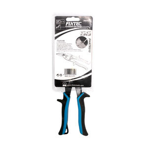FIXTEC <strong>Hand</strong> Tools 10 Inch Heavy Duty Chrome Vanadium Steel CRV <strong>Left</strong> Straight <strong>Right</strong> Aviation <strong>Tin</strong> <strong>Snips</strong> for Cutting Metal Sheet - Product Image 6