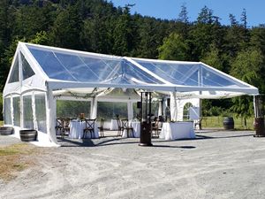 Tente de réception pour cérémonie d'ouverture, tente événementielle personnalisée, <span class=keywords><strong>grande</strong></span> tente en alliage d'aluminium imperméable avec doublure de plafond décorative - Product Image 6