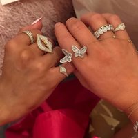 Bagues ajustables en forme de cœur pour femmes et filles, bijoux de mode pour fêtes et mariages, collection 2026