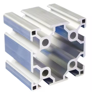 Profil d'extrusions en aluminium anodisé noir de fente de la double rainure 60 <span class=keywords><strong>T</strong></span> de matériel d'alliage d'aluminium de prix usine pour le cadre de poste de travail - Product Image 1