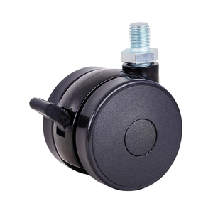 Heiß verkaufte 3-Zoll-75-mm-Schwarzrad-Lenkrollen mit Bremsen Bestseller für Wohnzimmer und Küche - Product Image 1