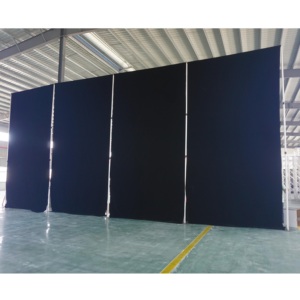 ผ้าม่านท่ออลูมิเนียมแบบปรับได้ พกพาสะดวก สีเงิน สำหรับบูธจัดแสดงสินค้า ติดตั้งง่าย - Product Image 4