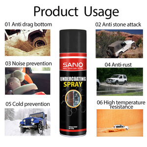 Revêtement de protection sous châssis Sanvo Fluid Film à base d'huile/eau, <span class=keywords><strong>antirouille</strong></span>, insonorisant pour châssis de voiture - Product Image 3