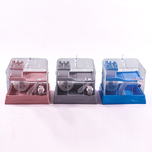 กรงแฮมสเตอร์แบบพกพา อุปกรณ์สำหรับแฮมสเตอร์ วิลล่าชั้นเดียวแบบพกพา กรงสวนขนาดเล็ก - Product Image 6