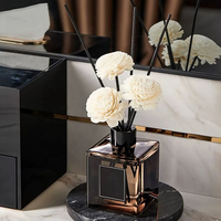 Diffuseur de roseaux électrique 100 ml pour la maison, la voiture, le bureau, désodorisant d'air, huile essentielle naturelle pure, aromathérapie, bâtonnets parfumés écologiques