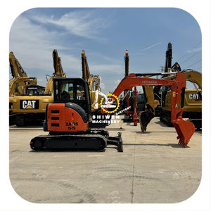 รถขุดขนาดเล็กมือสอง Hitachi ZX55USR Zero Tail พร้อมใบรับรอง CE EPA รถขุดตีนตะขาบมือสอง Hitachi ZX55 ZX60 ZX70 ZX75 มีสินค้าในสต็อก - Product Image 1