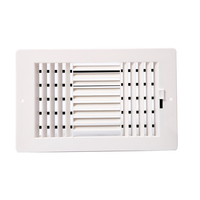 Diffuseur à registre d'air linéaire à 2 et 3 fentes Grille d'air de plafond HVAC pour la ventilation extérieure de l'entrepôt du sous-sol