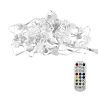 Guirlande lumineuse RGB permanente pour extérieur avec télécommande et application 24V, de 10M à 60M, étanche pour avant-toits, toitures, balcons, pergolas, allées