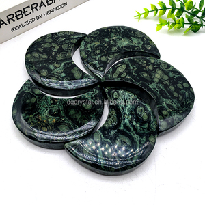 Cristal de <span class=keywords><strong>Luna</strong></span> Kambaba Tallado a Mano al por Mayor, Cristal de <span class=keywords><strong>Luna</strong></span> Kambaba <span class=keywords><strong>Verde</strong></span> Pulido para Decoración del Hogar - Product Image 6