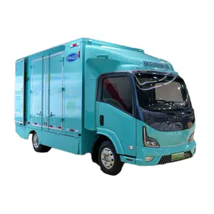 ISUZU Extra Long Range Electric Cargo Truck 5 ton Full New Energy Vehicle Cargo Truck for sale