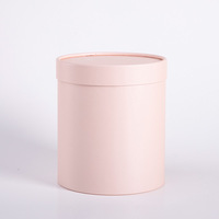 Aierflorist Boîte Cadeau Mini Cylindrique pour Arrangement Floral 12*12cm pour Emballage d'Art Floral Matériaux Recyclés Écologiques