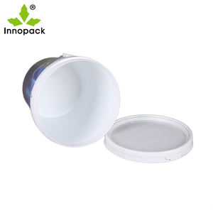 Vente en gros de seaux ronds en PP vierge de qualité alimentaire 10L avec couvercle blanc certifié ISO9001 HACCP - Product Image 4