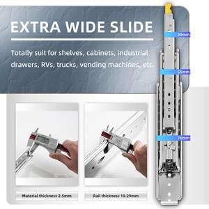 Rodamiento de Bolas con Bloqueo de Alta Resistencia de 76 mm y 225 kg para Cajas de Herramientas de Equipos de Perforación Petrolera, Uso en Autocaravanas y Apartamentos - Product Image 1