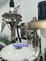 Máquina Automática para Llenado y Tapado de Ampollas Dentales de Vidrio de 10 ml, Máquina Rotativa para Llenado de Polvo Seco