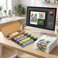 Encre textile DTG 700 ml en pochette, blanche CMYK, pour imprimante DTG Brother GTX-422 GTX-423 GTX-424, fabricant