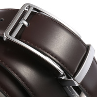 Nouveau Gros Logo Personnalisé Réversible À Double Usage Affaires Style Rotation Boucle Ceinture