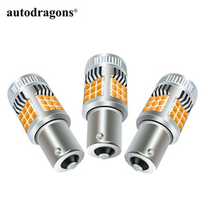 Luz Intermitente LED de 26W 2640LM 36smd BAU15S 1156 PY21W Canbus Sin Error, Color Ámbar - Product Image 4