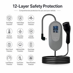 Chargeur EV portable haut de gamme 3,5 kW GBT, station de charge rapide AC universelle pour véhicules électriques CE FCC pour BYD Han Song Plus EV - Product Image 6