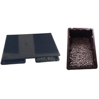 Système de montage solaire au sol BRISTAR avec support de ballast en plastique plat pour panneaux photovoltaïques en HDPE et PP