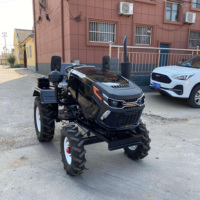 Livraison gratuite, mini tracteur diesel à petites roues de 20 CV pour l'utilisation en ferme, en verger et sur terres agricoles
