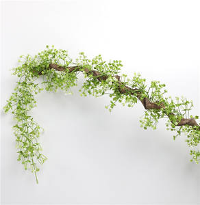 Flores Artificiales de Gypsophila, Tacto <span class=keywords><strong>Real</strong></span>, Plástico, Plantas Verdes para Colgar en la Pared, Flores Artificiales para Decoración de Fondo de Bodas y Fiestas - Product Image 5