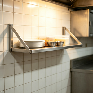 <b>Kitchen</b> Restaurant Lab Heavy Duty <b>Stainless</b> <b>Steel</b> Wall Mounted <b>Shelf</b> - Product Image 1